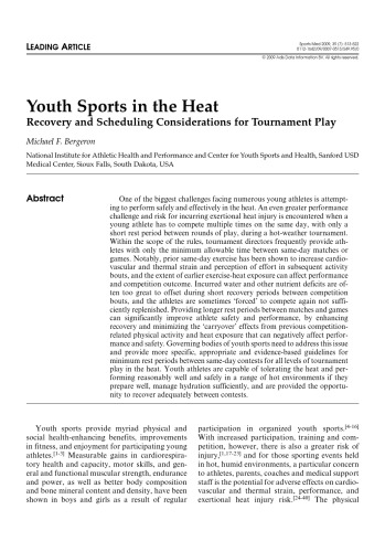 sports medicine Volume 39 Issue 7 July 2009