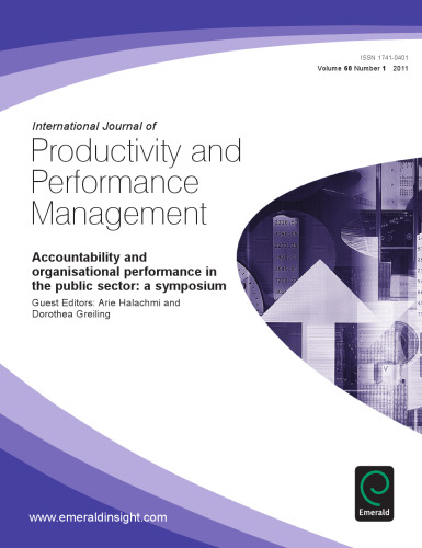 Accountability and Organisational Performance in the Public Sector. A Symposium