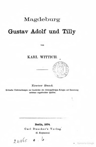 Magdeburg, Gustav Adolf und Tilly