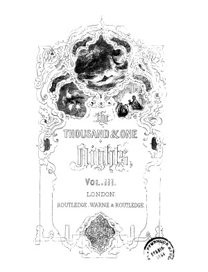 The thousand and one nights (in 3 volumes)
