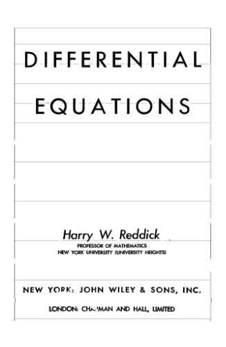 Differential equations