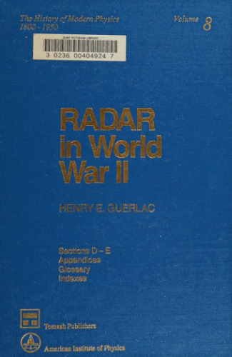 [Vol. II] Radar in World War II