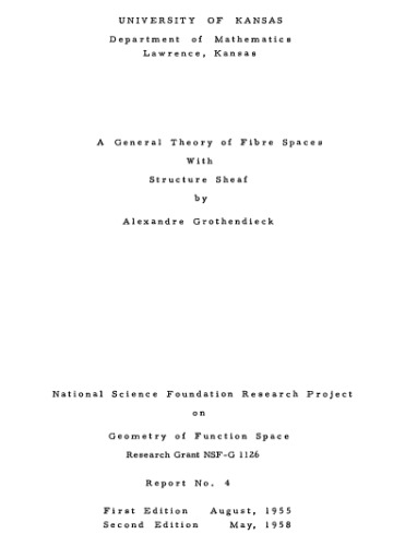 A general theory of fibre spaces with structure sheaf
