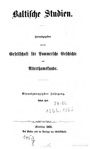 Baltische Studien