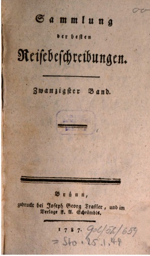 Sammlung der besten Reisebeschreibungen