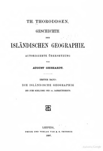 Geschichte der isländischen Geographie