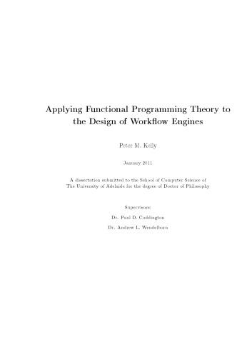 Applying Functional Programming Theory to the Design of Workflow Engines