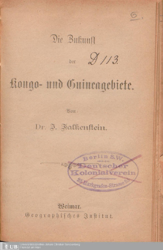 Die Zukunft der Kongo- und Guineagebiete