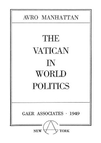 The Vatican in World Politics