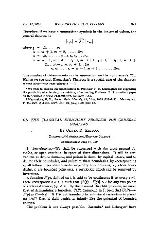 On the Classical Dirichlet Problem for General Domains