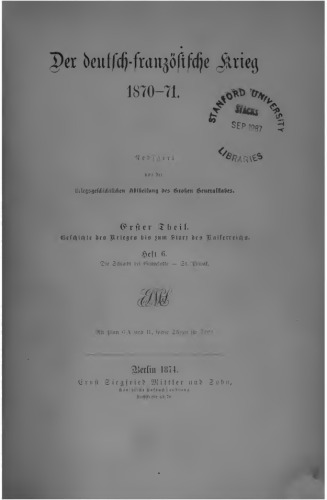 Der deutsch-französische Krieg 1870-1871
