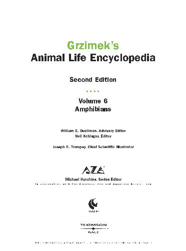 Grzimek's Encyclopedia - Amphibians & Reptiles