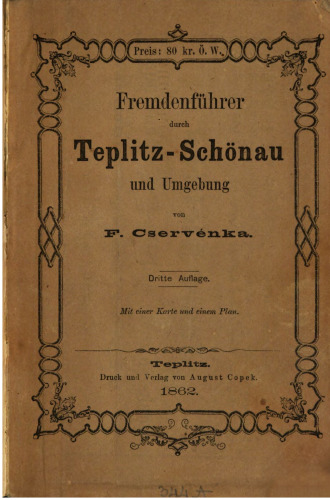 Fremdenführer durch Teplitz-Schönau und Umgebung
