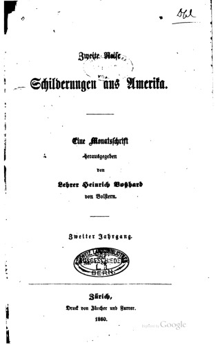 Zweite Reise. Schilderungen aus Amerika