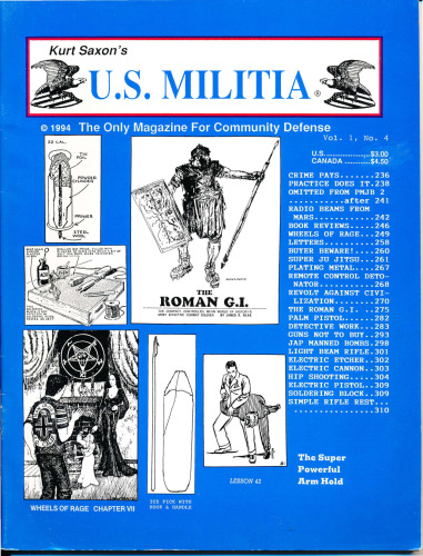 Kurt Saxon's U.S. Militia. Volume 1. No. 4