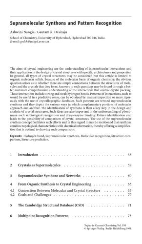 Design of Organic Solids