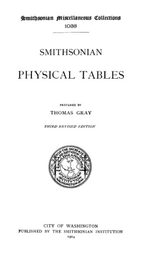 Smithsonian physical tables