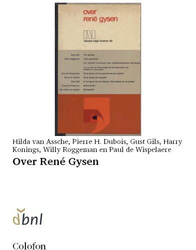 Over René Gysen