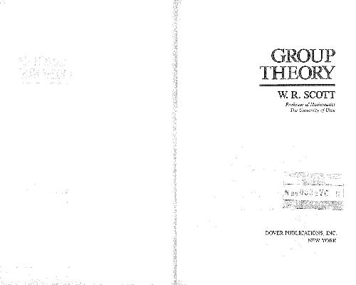 Group Theory