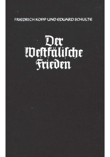 Der Westfaelische Frieden