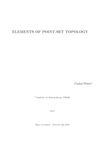 Elements of Point-Set Topology