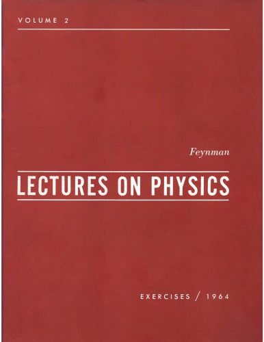 Lectures on physics : exercises vol 2