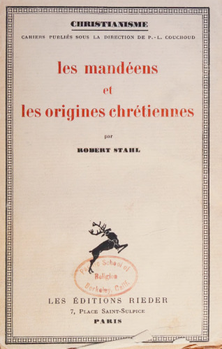 Les Mandéens et les origines chrétiennes