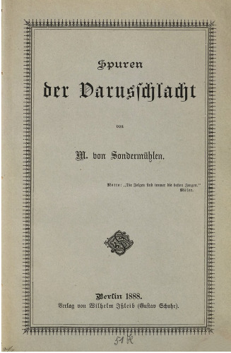 Spuren der Varusschlacht
