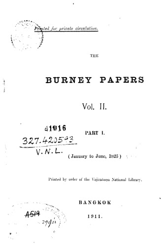 The Burney Papers