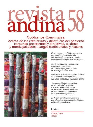 Revista Andina 2002-2022 [faltan los números 44 y 50]