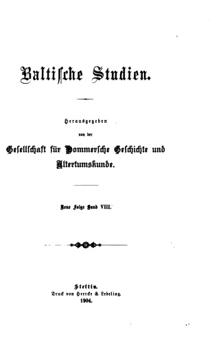 Baltische Studien