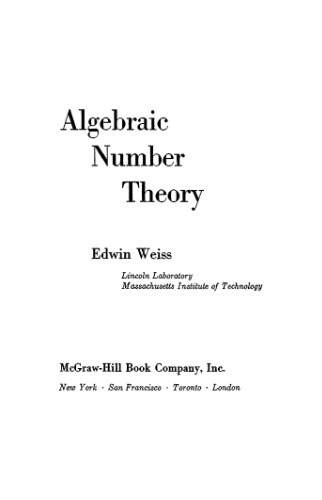 Algebraic Number Theory