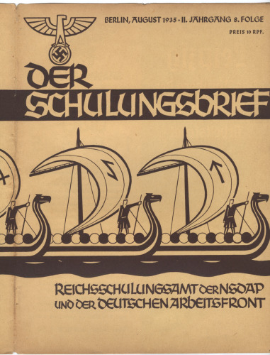 nsdap Schulungsbrief 1935-08