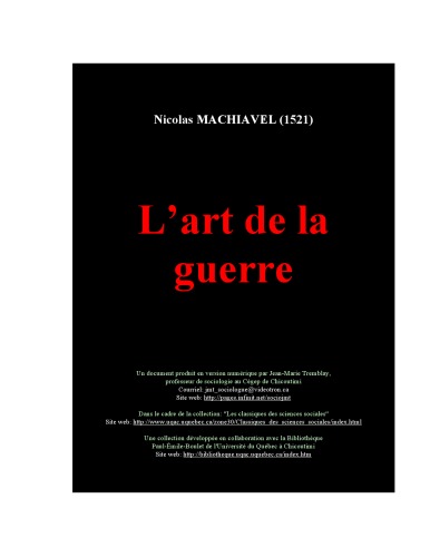 L'art de la guerre 1521