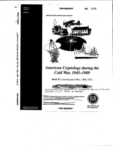 American Cryptology During the Cold War - Book 2 [TOP SECRET - DECLAS.]