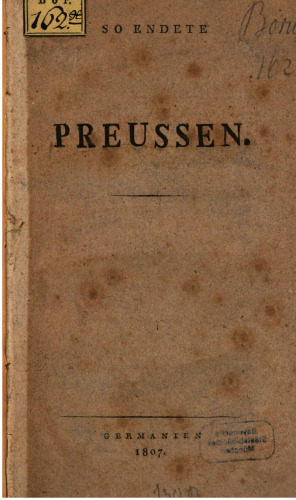 So endete Preußen