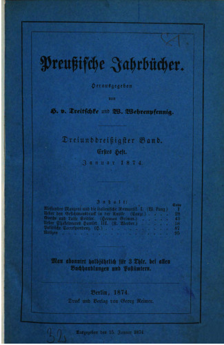 Preußische Jahrbücher