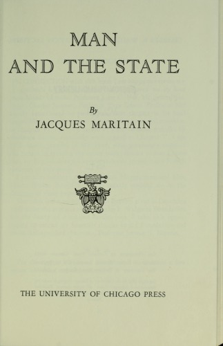 Man and the State