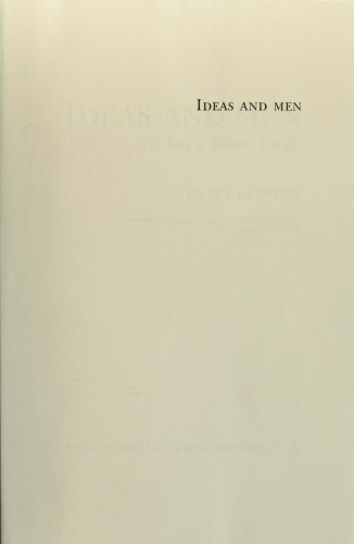Ideas and Men: The Story of Western Thought