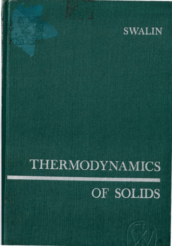 Thermodynamics of solids