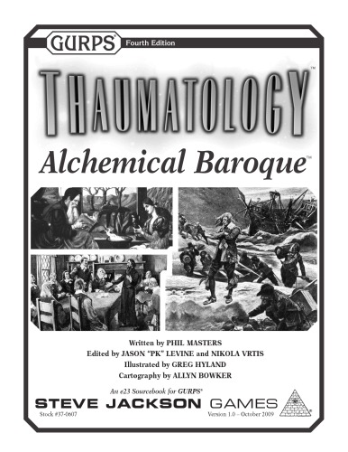GURPS 4th edition. Thaumatology: Alchemical Baroque