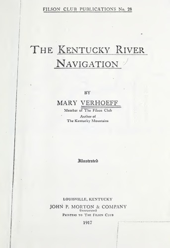 The Kentucky River Navigation