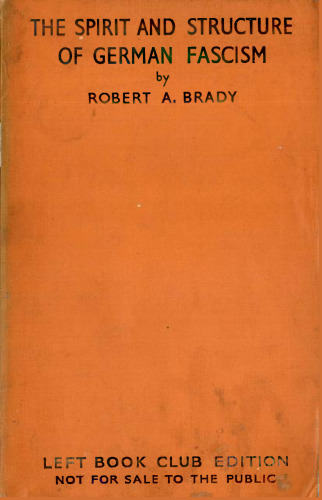 The Spirit and Structure of German Fascism