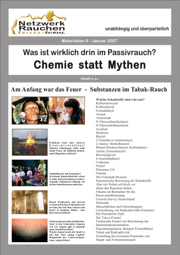 Chemie statt Mythen: Was ist wirklich drin im Passivrauch?