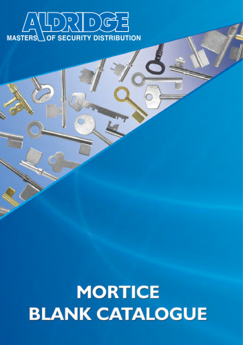 Aldridge Mortice Key Blank Catalogue 2010