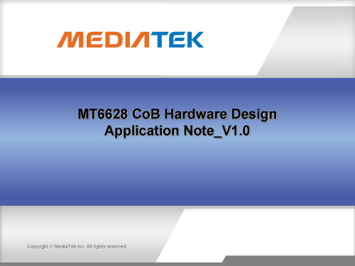 MT6628 CoB Hardware Design Application Note