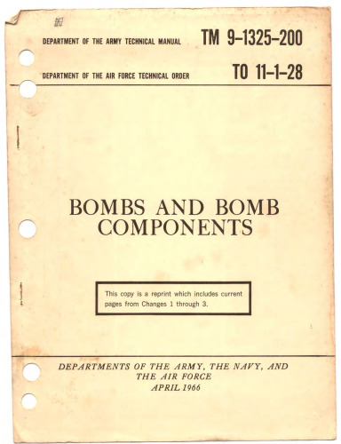 Bombs and Bomb Components - TM 9-1325-200