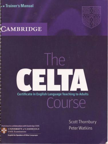 The CELTA Course Teacher's Manual