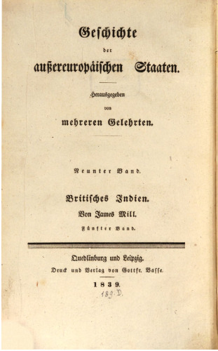 Geschichte des britischen Indien