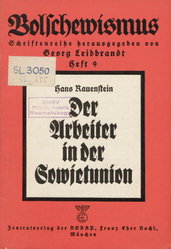 Der Arbeiter in der Sowjetunion
